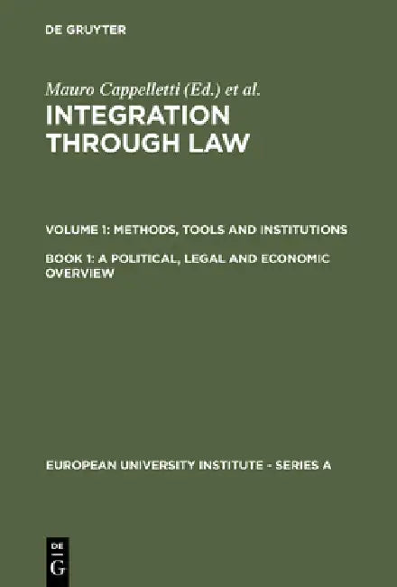 Buy A Political, Legal and Economic Overview (English, Mauro Cappelletti | Monica Seccombe | Joseph H. Weiler) Online at Best Price - BookBajar