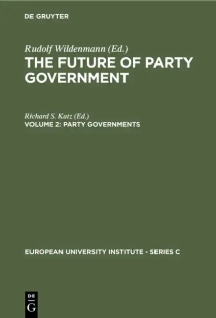 Buy Party Governments (English, Richard S. Katz) Online at Best Price - BookBajar