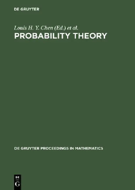 Buy Probability Theory (English, Louis H. y. Chen | Kwok P. Choi | Kaiyuan Hu) Online at Best Price - BookBajar