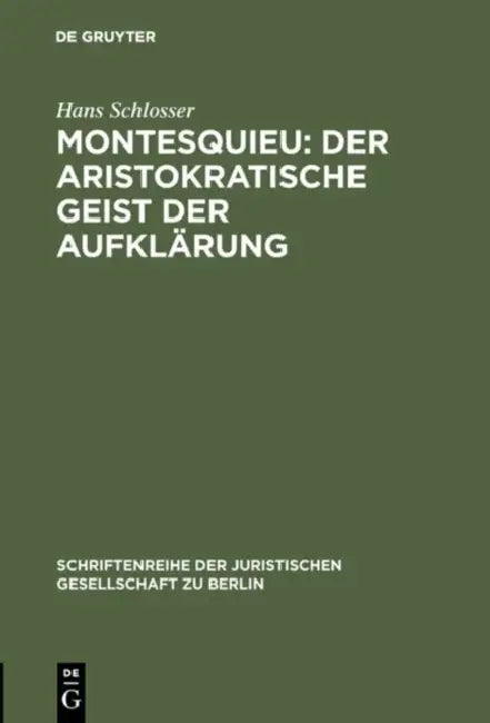Buy Montesquieu (English, Hans Schlosser) Online at Best Price - BookBajar