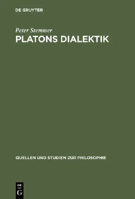 Buy Platons Dialektik (English, Peter Stemmer) Online at Best Price - BookBajar