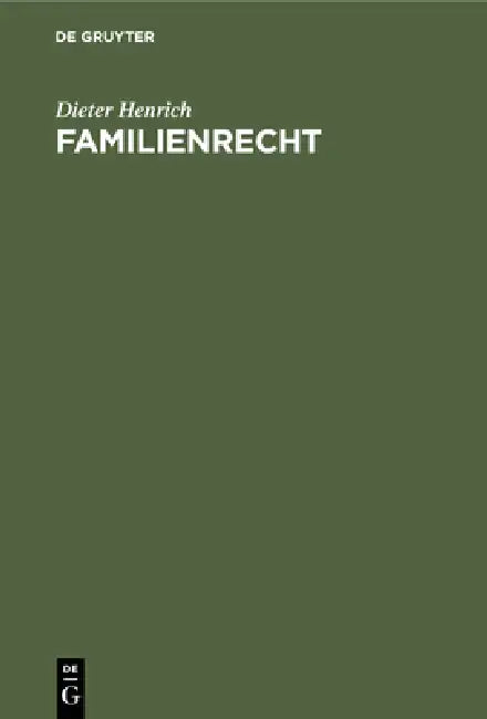 Buy Familienrecht (English, Dieter Henrich) Online at Best Price - BookBajar