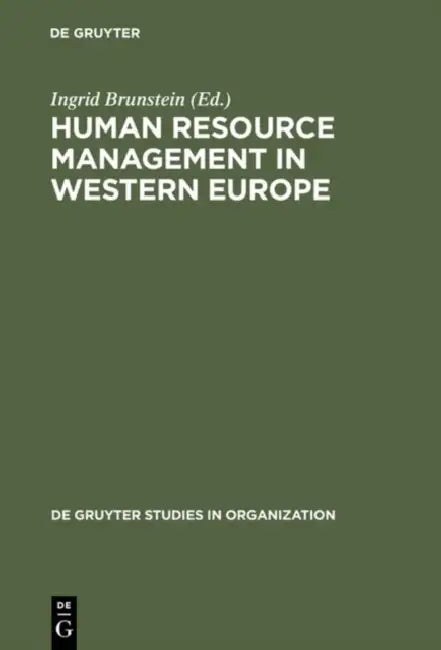 Buy Human Resource Management in Western Europe (English, Ingrid Brunstein) Online at Best Price - BookBajar