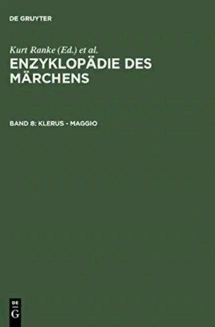 Buy Klerus - Maggio (English, Akademie Der Wissenschaften Zu Gottingen | Kurt Ranke | Rolf Wilhelm Brednich) Online at Best Price - BookBajar