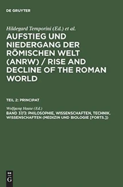 Buy Philosophie, Wissenschaften, Technik. Wissenschaften (Medizin Und Biologie [Forts.]) (English, Wolfgang Haase) Online at Best Price - BookBajar