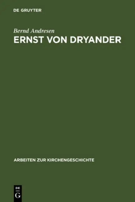 Buy Ernst von Dryander (English, Bernd Andresen) Online at Best Price - BookBajar
