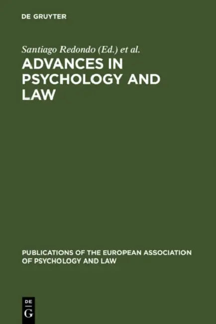 Buy Advances in Psychology and Law (English, Santiago Redondo | Vicente Garrido | Jorge Pérez) Online at Best Price - BookBajar