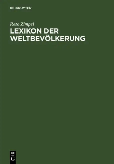 Buy Lexikon Der Weltbevolkerung (English, Heinz-Gerhard Zimpel) Online at Best Price - BookBajar