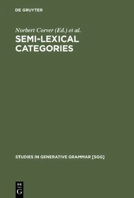 Buy Semi-Lexical Categories (English, Norbert Corver | Henk Van Riemsdijk) Online at Best Price - BookBajar