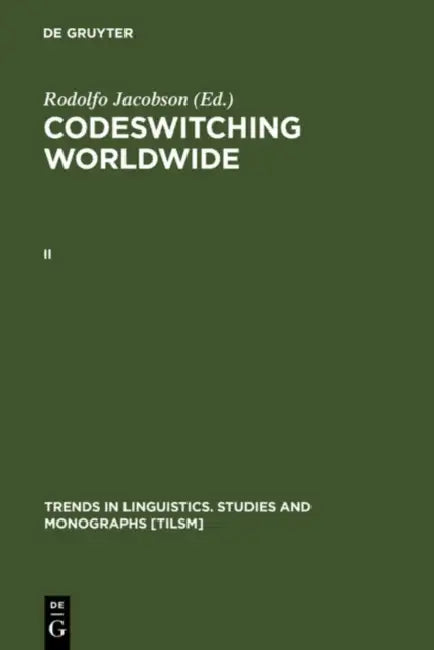 Buy Codeswitching Worldwide. II (English, Rodolfo Jacobson) Online at Best Price - BookBajar