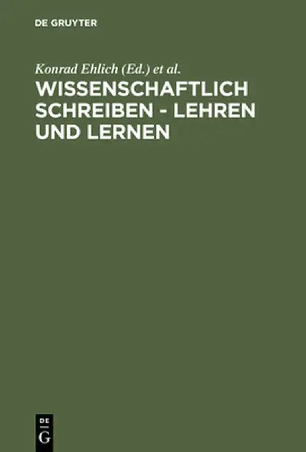Buy Wissenschaftlich Schreiben - Lehren Und Lernen (English, Konrad Ehlich) Online at Best Price - BookBajar
