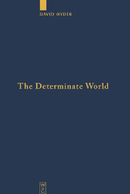 Buy The Determinate World (English, David Hyder) Online at Best Price - BookBajar