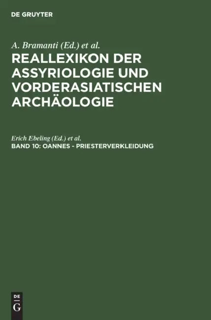 Buy Oannes - Priesterverkleidung (English, Dietz O. Edzard | Michael P. Streck | Erich P. Ebeling) Online at Best Price - BookBajar