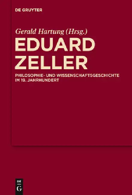 Buy Eduard Zeller (English, Gerald Hartung) Online at Best Price - BookBajar