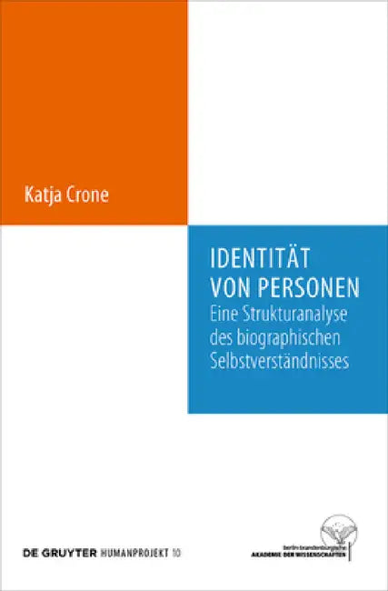 Buy Identität von Personen (English, Katja Crone) Online at Best Price - BookBajar