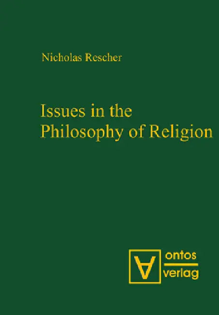 Buy Issues in the Philosophy of Religion (English, Nicholas Rescher) Online at Best Price - BookBajar