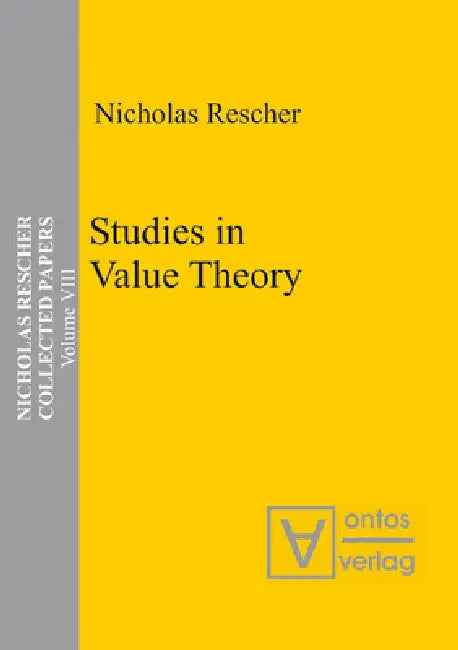 Buy Studies in Value Theory (English, Nicholas Rescher) Online at Best Price - BookBajar