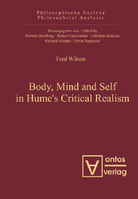 Buy Body, Mind and Self in Hume's Critical Realism (English, Fred Wilson) Online at Best Price - BookBajar