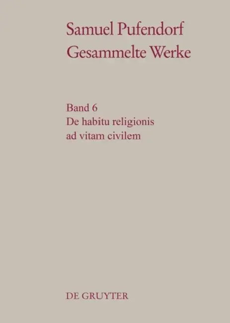 Buy de Habitu Religionis Ad Vitam Civilem (English, Wilhelm Schmidt-Biggemann) Online at Best Price - BookBajar