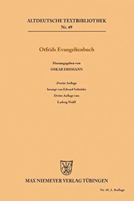 Buy Evangelienbuch (English, Otfrid Von Weissenburg | Oskar Erdmann | Edward Schröder) Online at Best Price - BookBajar
