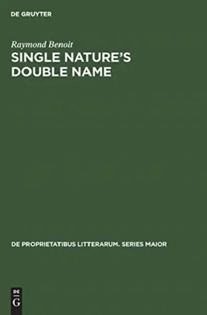 Buy Single Nature's Double Name (English, Raymond Benoit) Online at Best Price - BookBajar