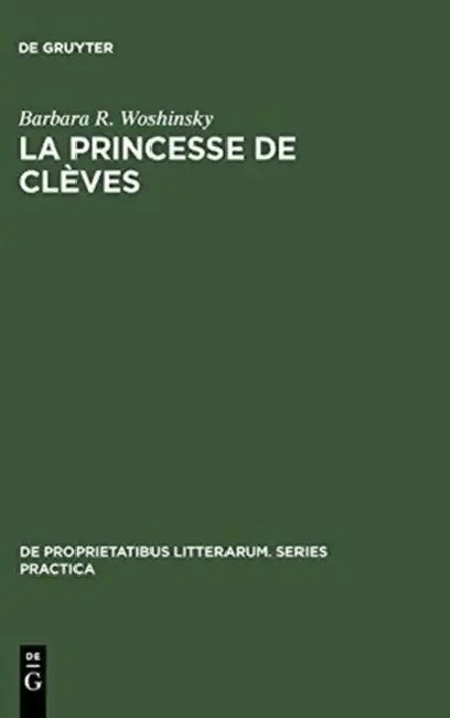 Buy La Princesse de Clèves (English, Barbara R. Woshinsky) Online at Best Price - BookBajar