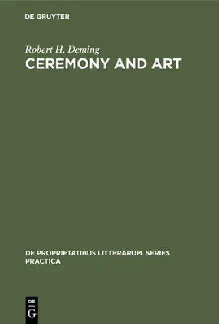 Buy Ceremony and Art (English, Robert H. Deming) Online at Best Price - BookBajar