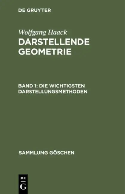 Buy Die wichtigsten Darstellungsmethoden (English, Wolfgang Haack) Online at Best Price - BookBajar