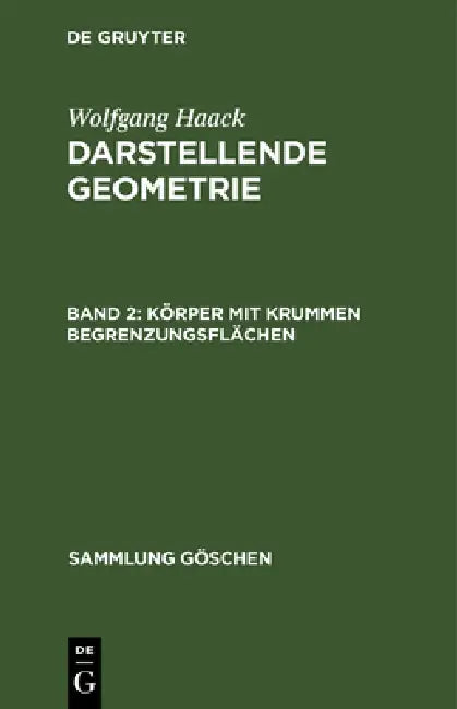 Buy Körper mit krummen Begrenzungsflächen (English, Wolfgang Haack) Online at Best Price - BookBajar