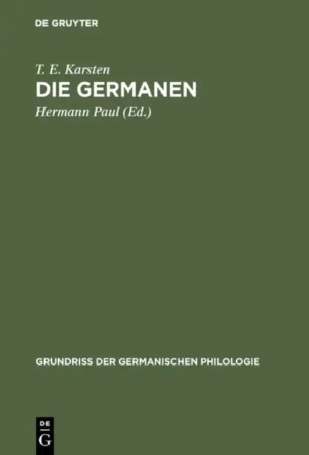 Buy Die Germanen (English, T. E. Karsten | Hermann Paul) Online at Best Price - BookBajar