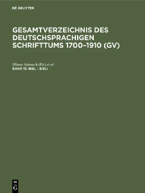 Buy Bibl - Bieli (English, Hilmar Schmuck | Willi Gorzny | Hans Popst) Online at Best Price - BookBajar