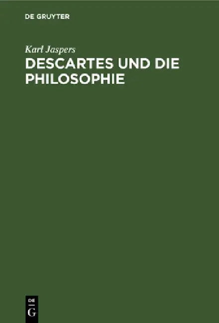 Buy Descartes Und Die Philosophie (English, Karl Jaspers) Online at Best Price - BookBajar