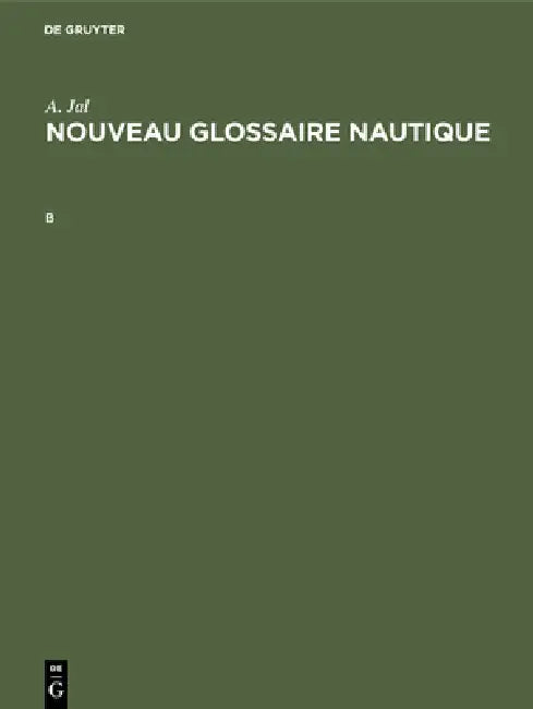 Buy Nouveau glossaire nautique (English, Michel Mollat) Online at Best Price - BookBajar