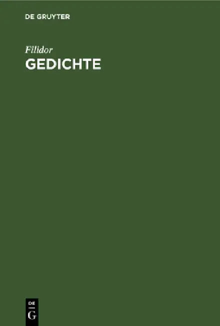 Buy Gedichte (English, Filidor) Online at Best Price - BookBajar