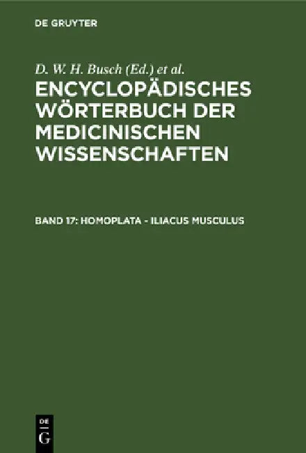 Buy Homoplata - Iliacus musculus (English, D. W. H. Busch | Carl Ferdinand Gräfe | J. F. Diffenbach) Online at Best Price - BookBajar