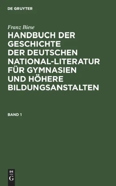 Buy Franz Biese (English, Franz Biese) Online at Best Price - BookBajar