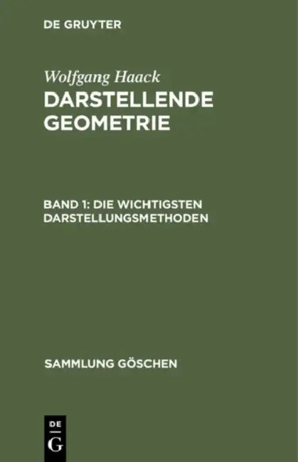 Buy Die wichtigsten Darstellungsmethoden (English, Wolfgang Haack) Online at Best Price - BookBajar