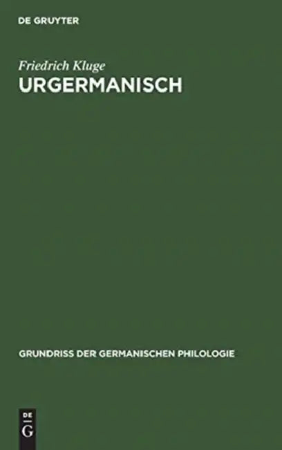 Buy Urgermanisch (English, Friedrich Kluge) Online at Best Price - BookBajar
