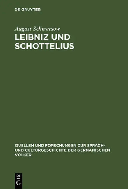 Buy Leibniz und Schottelius (English, August Schmarsow) Online at Best Price - BookBajar