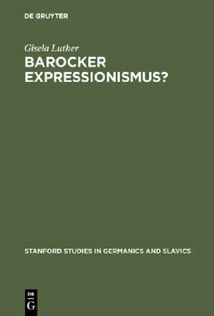 Buy Barocker Expressionismus? (English, Gisela Luther) Online at Best Price - BookBajar