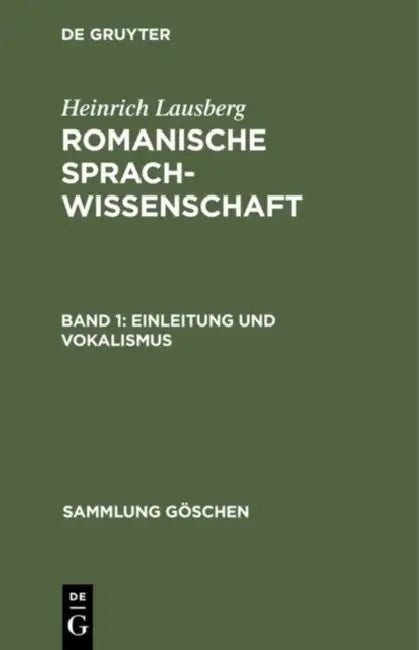 Buy Einleitung und Vokalismus (English, Heinrich Lausberg) Online at Best Price - BookBajar