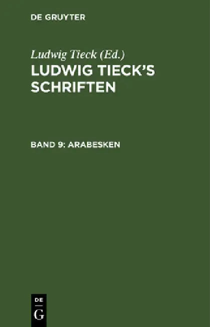 Buy Arabesken (English, Ludwig Tieck) Online at Best Price - BookBajar