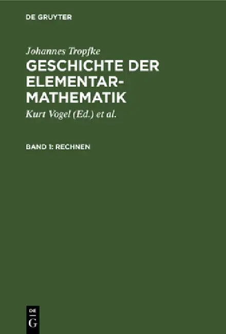 Buy Rechnen (English, Kurt Vogel | Karin Reich | Helmuth Gericke) Online at Best Price - BookBajar