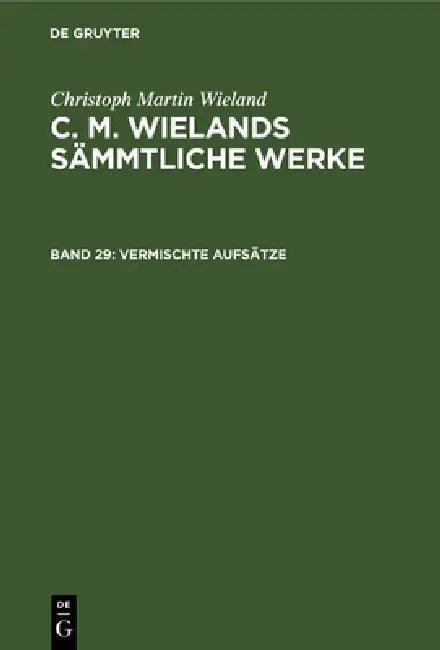 Buy Vermischte Aufsätze (English, Christoph Martin Wieland) Online at Best Price - BookBajar