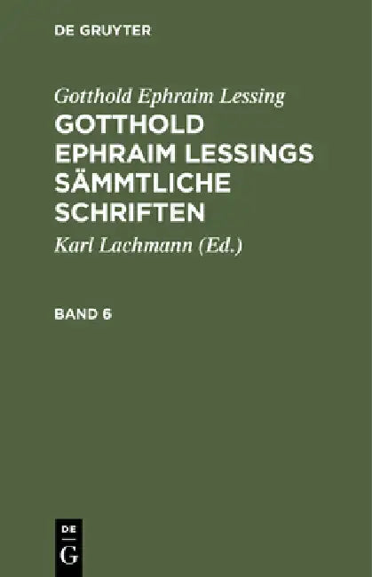 Buy Gotthold Ephraim Lessing (English, Karl Lachmann | Gotthold Ephraim Lessing) Online at Best Price - BookBajar