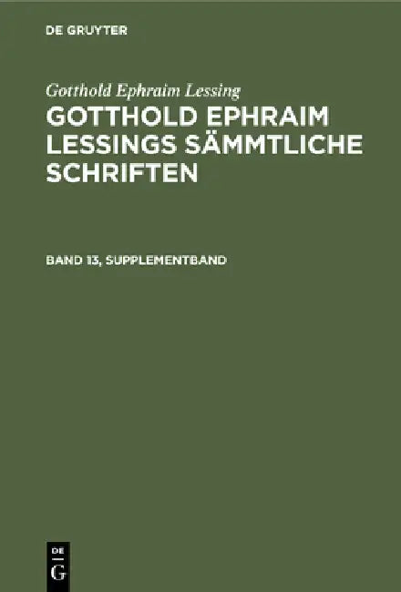 Buy Gotthold Ephraim Lessing (English, Karl Lachmann | Gotthold Ephraim Lessing) Online at Best Price - BookBajar