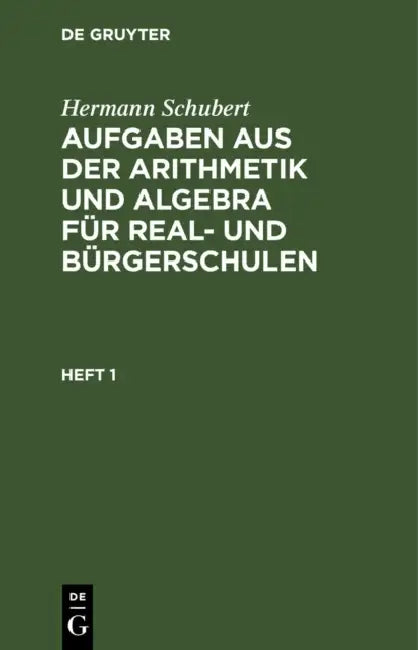 Buy Hermann Schubert (English, Hermann Schubert) Online at Best Price - BookBajar