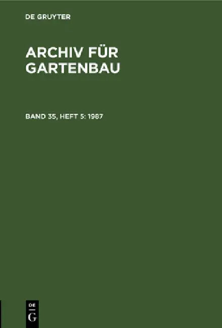 Buy 1987 (English, Deutsche Akademie Der Landwirtschaftswis) Online at Best Price - BookBajar
