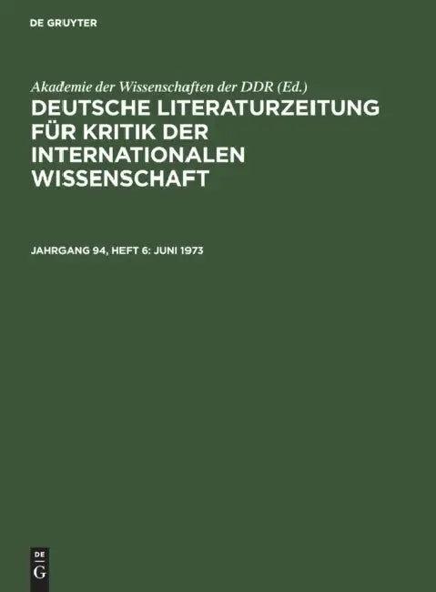 Buy Juni 1973 (English, Akademie Der Wissenschaften Der Ddr) Online at Best Price - BookBajar