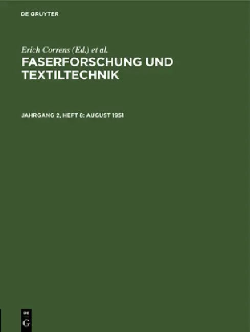 Buy 8/1/51 (English, Erich Correns | Walter Frenzel | Erich Correns) Online at Best Price - BookBajar